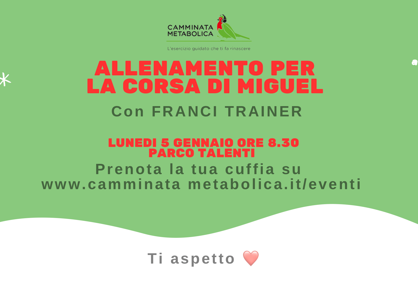 ROMA - PARCO TALENTI “Alleniamoci insieme per la Corsa di Miguel”