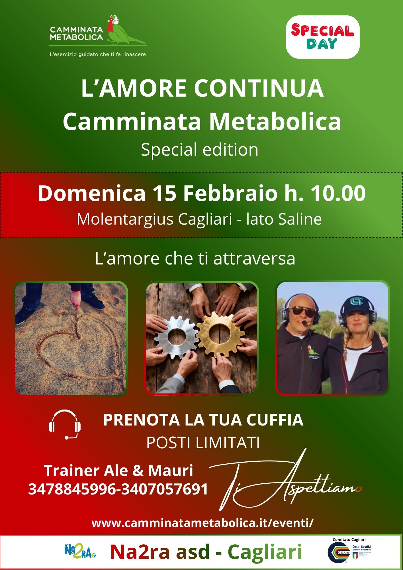 L'AMORE CONTINUA -  Camminata Metabolica Special Edition