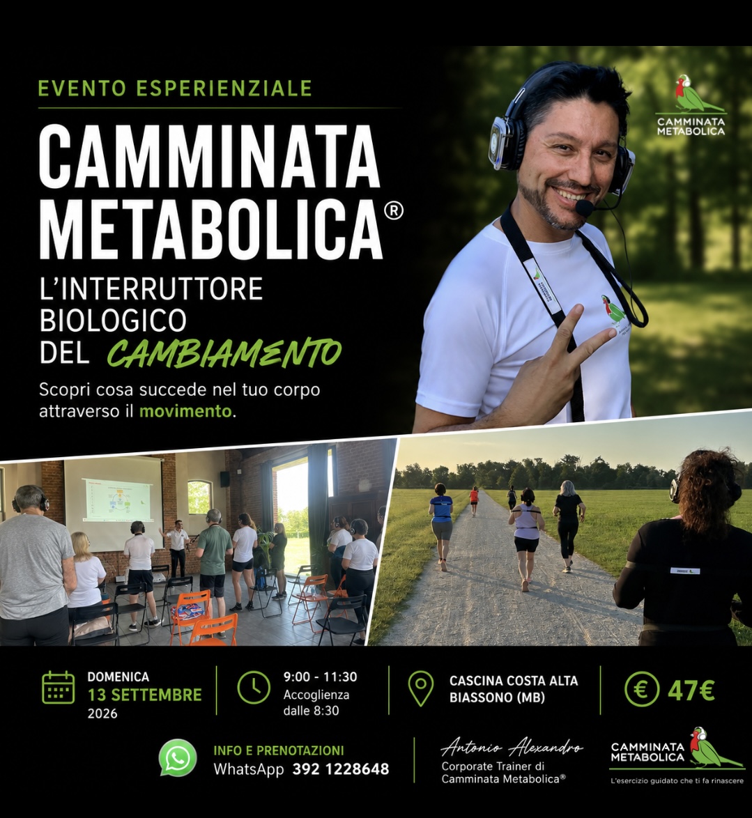PARCO DI MONZA -  CAMMINATA METABOLICA L'INTERRUTORE BILOLOGICO DEL CAMBIAMENTO