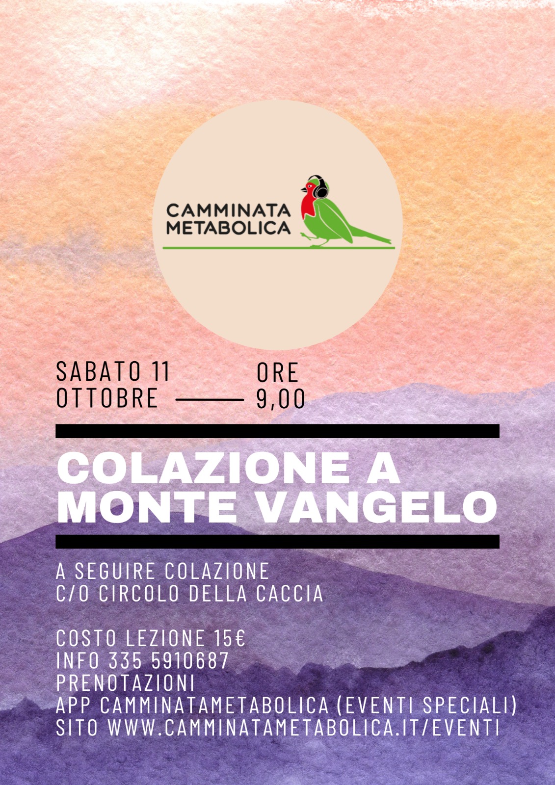 SCANDIANO - COLAZIONE A MONTEVANGELO