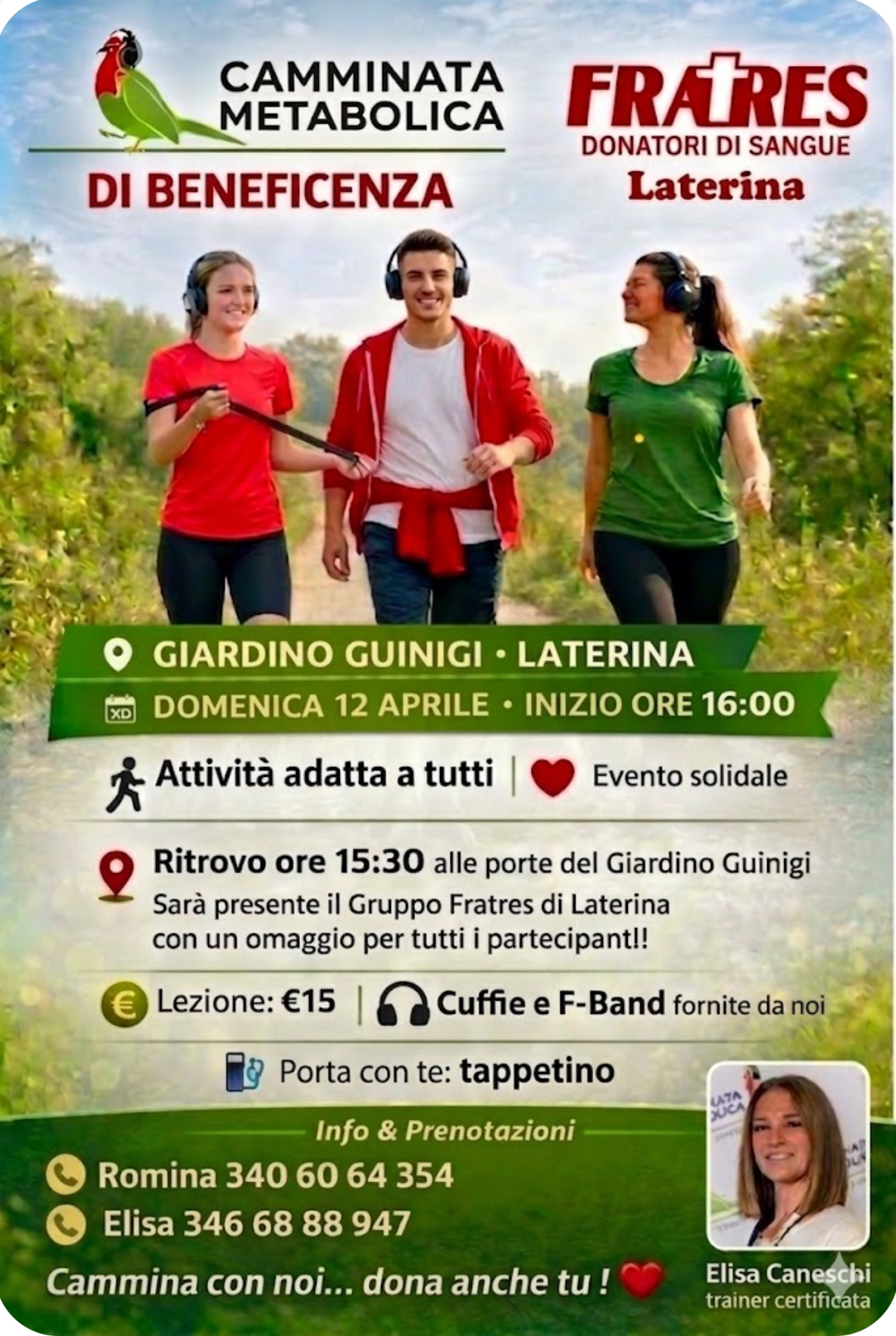 Cammina con noi…dona anche tu! 🩷