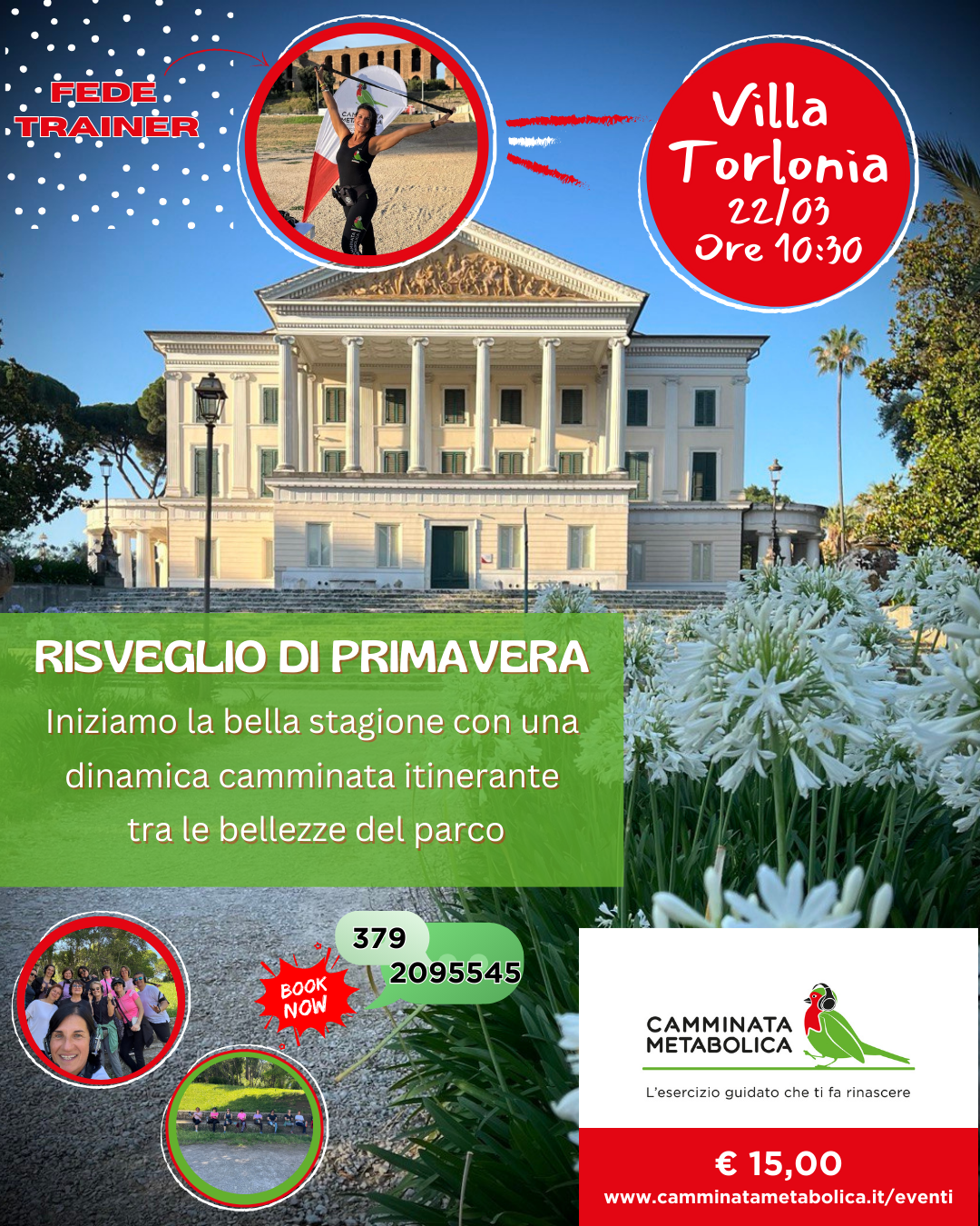 ROMA - VILLA TORLONIA 🌸🏃‍♀️ RISVEGLIO DI PRIMAVERA