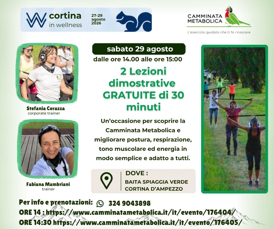 Corina Wellness ( Cortina d' Ampezzo) 2° turno lezione dimostrativa