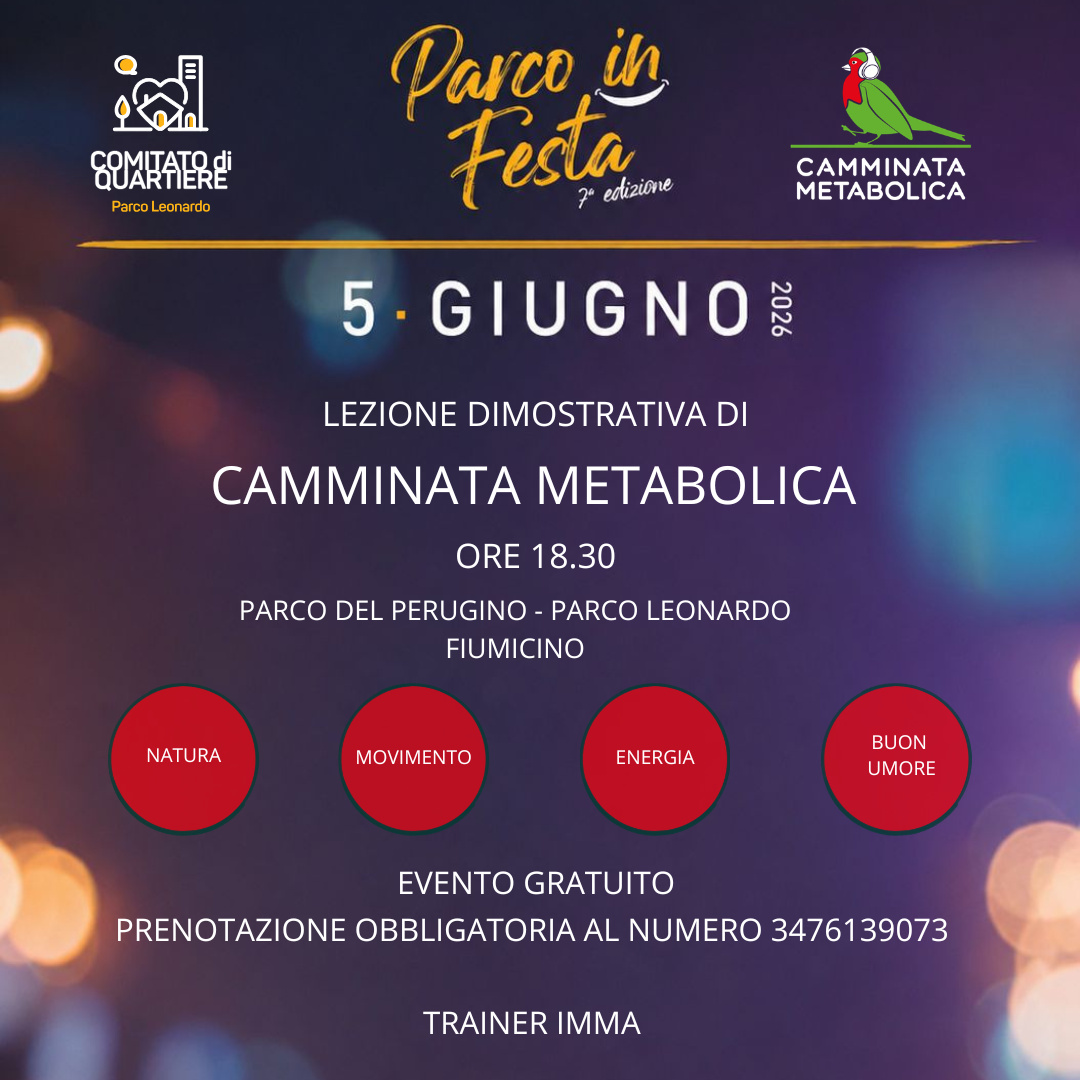 PARCO IN FESTA - FESTA DI QUARTIERE - FIUMICINO 