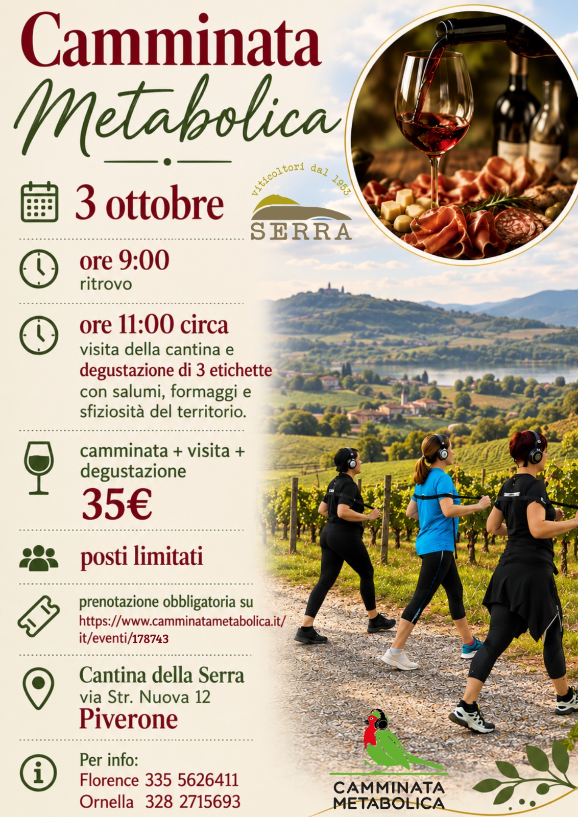 Piverone (TO) Camminata Metabolica tra le Vigne 