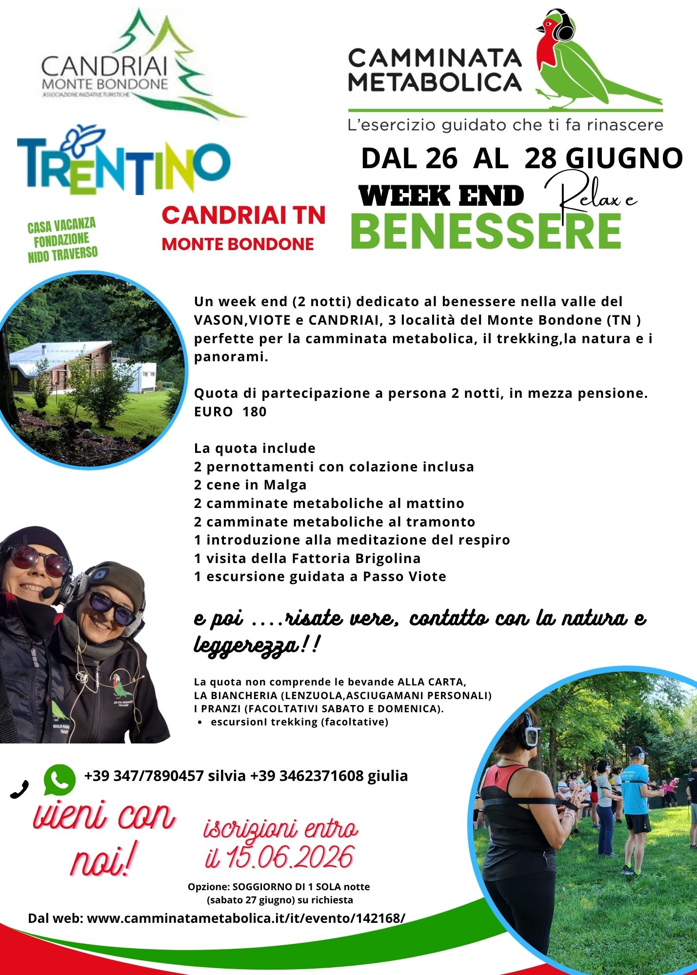WEEK END BENESSERE IN TRENTINO - CANDRIAI  TN MONTE BONDONE