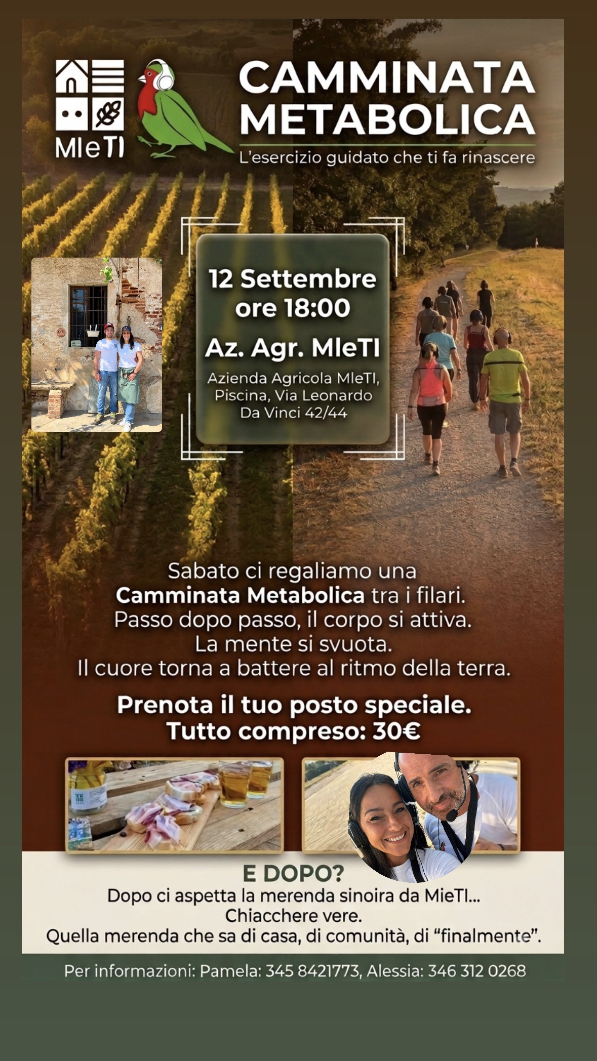 CAMMINATA METABOLICA E MERENDA SINOIRA