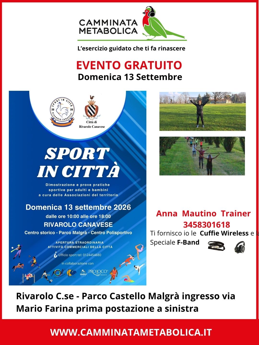 Sport in Città Rivarolo Canavese