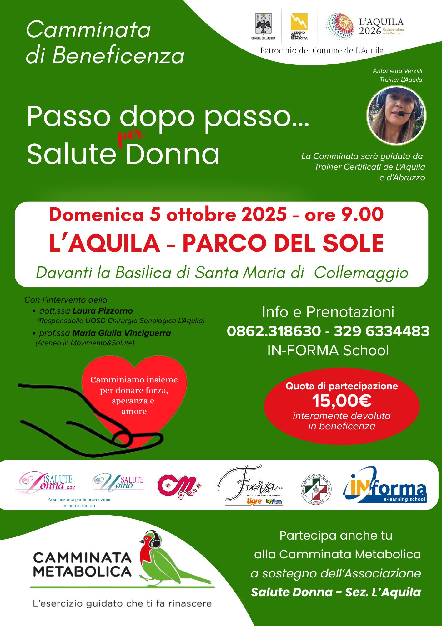 Passo dopo passo... per Salute Donna