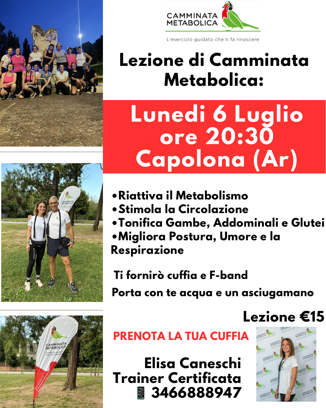 Lezione al tramonto Capolona 