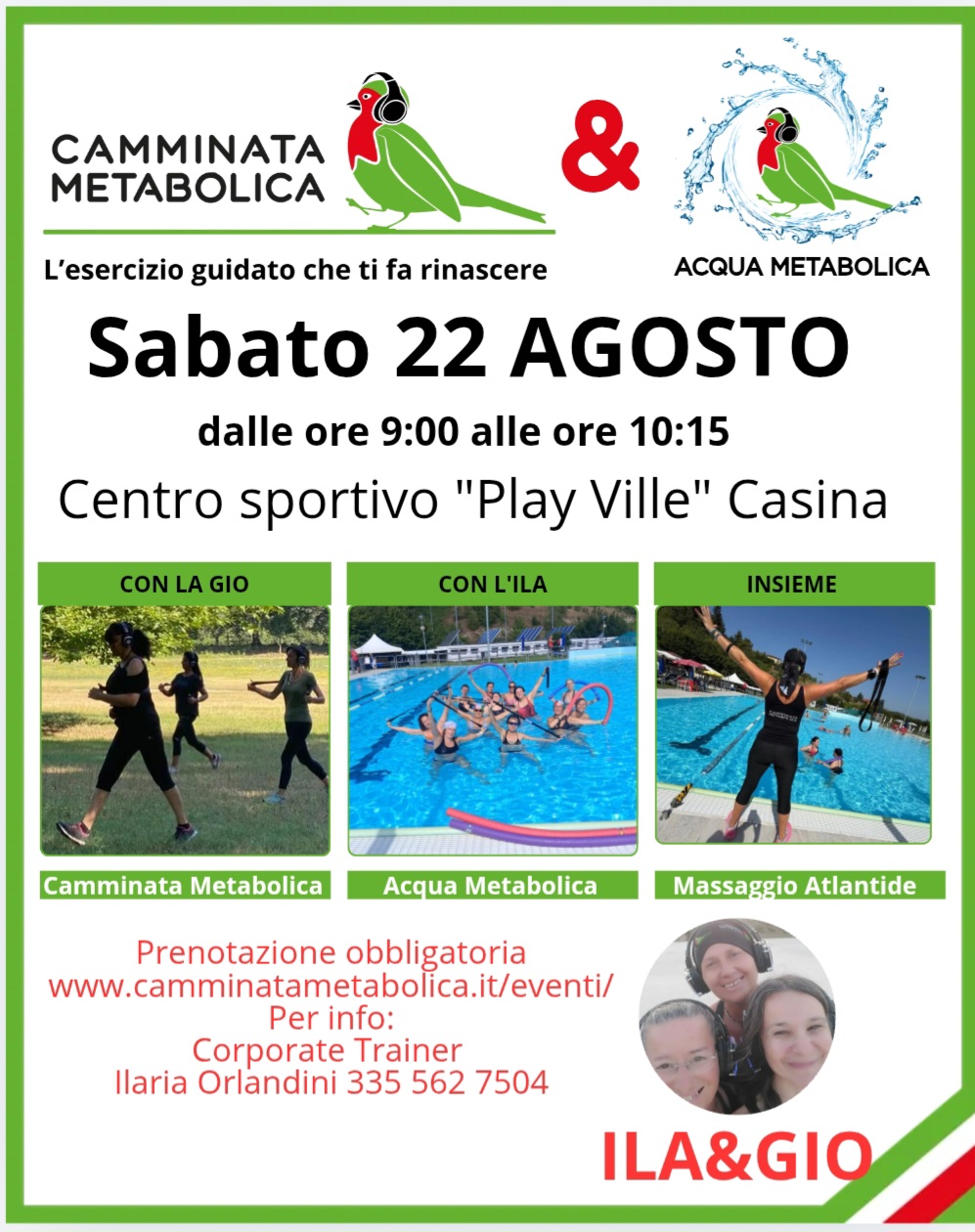 CASINA PLAY VILLE, ACQUA METABOLICA 