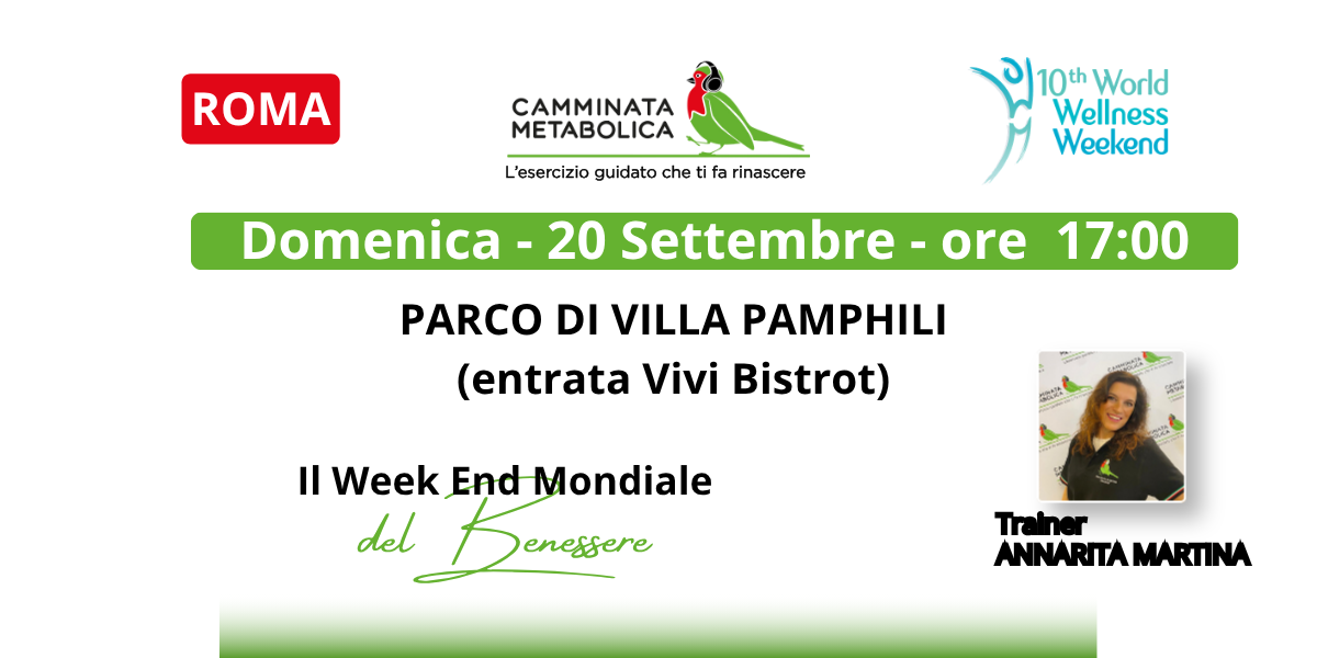 ROMA VILLA PAMPHILI - Vivi Bistrot Lezione dimostrativa GRATUITA