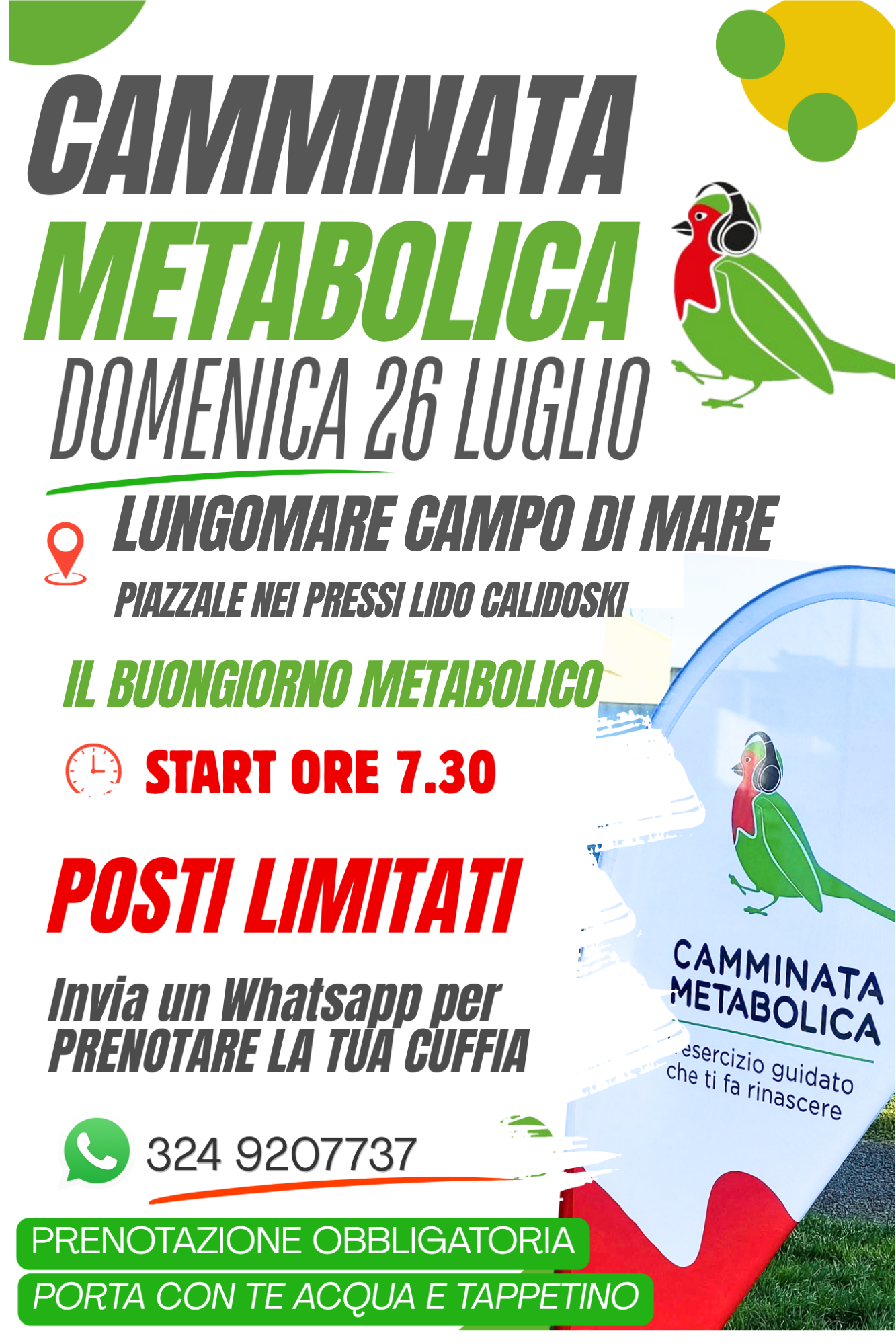 CAMPO DI MARE!☀️ BUONGIORNO METABOLICO: DOMENICA IN ENERGIA!