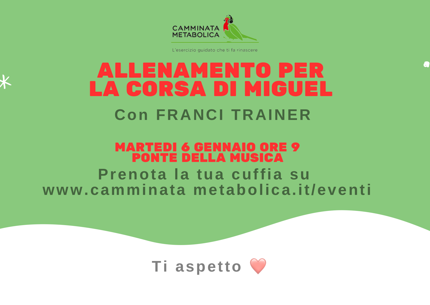 PONTE DELLA MUSICA “ Alleniamoci insieme per la Corsa di Miguel