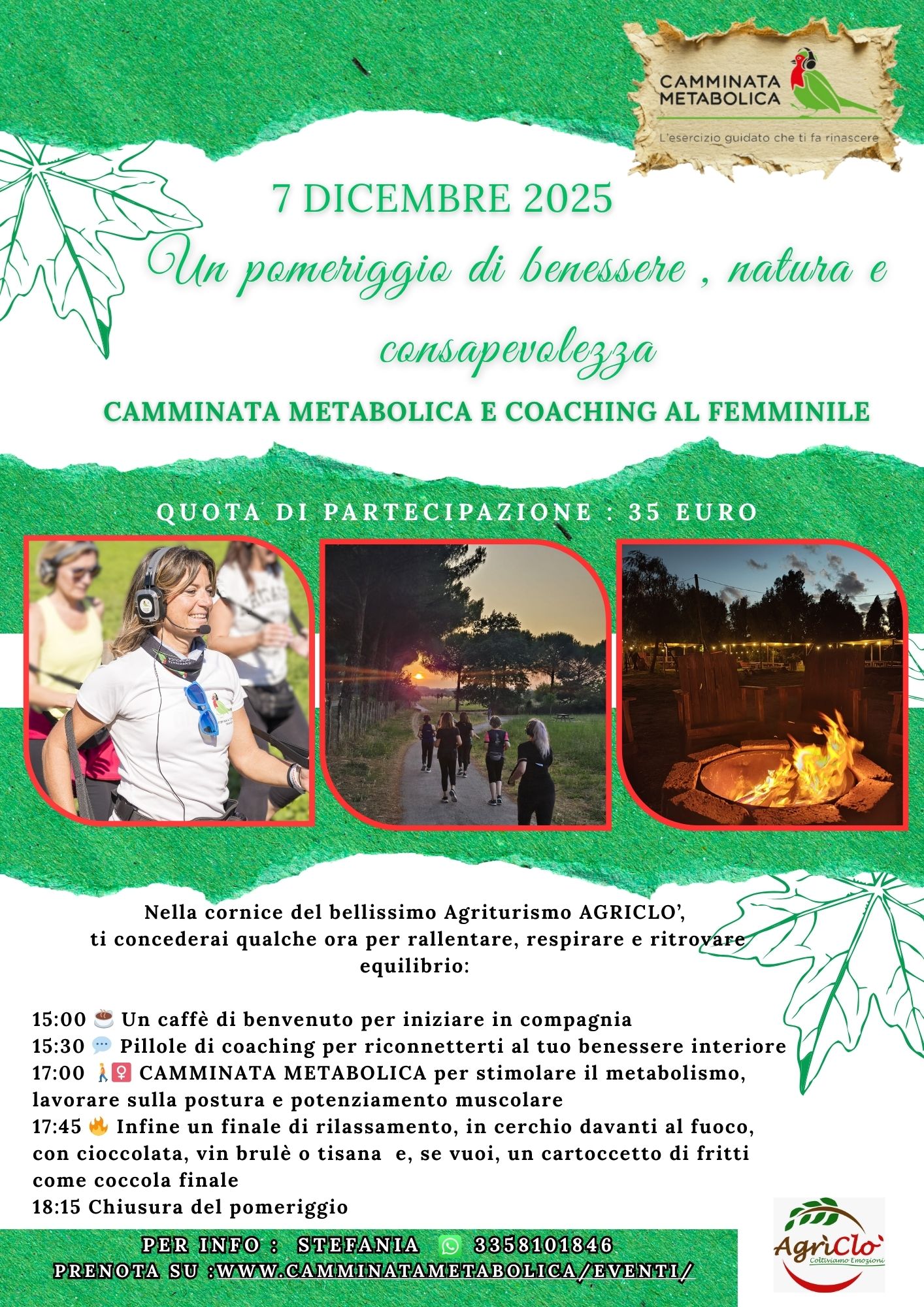 Pomezia ( Roma) - Camminata Metabolica con pillole di coaching al femminile