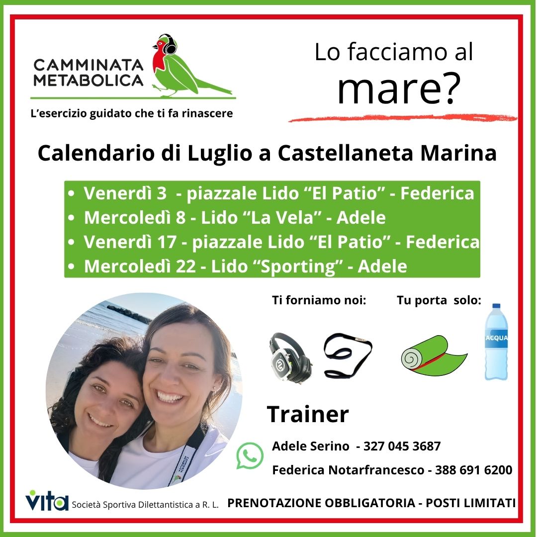 Camminata Metabolica al Mare
