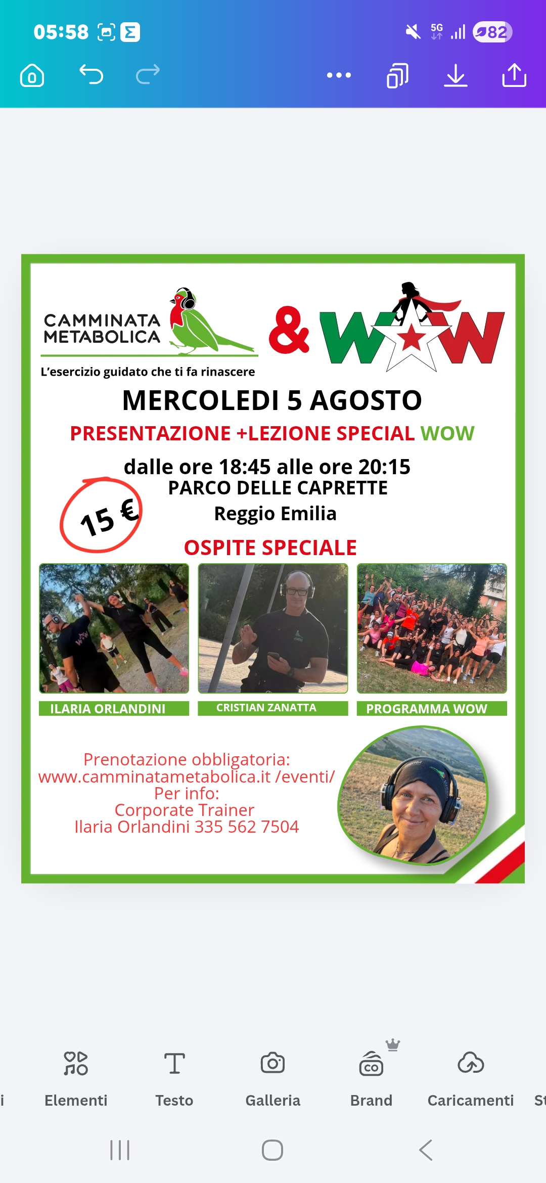 REGGIO EMILIA, SPECIAL WOW
