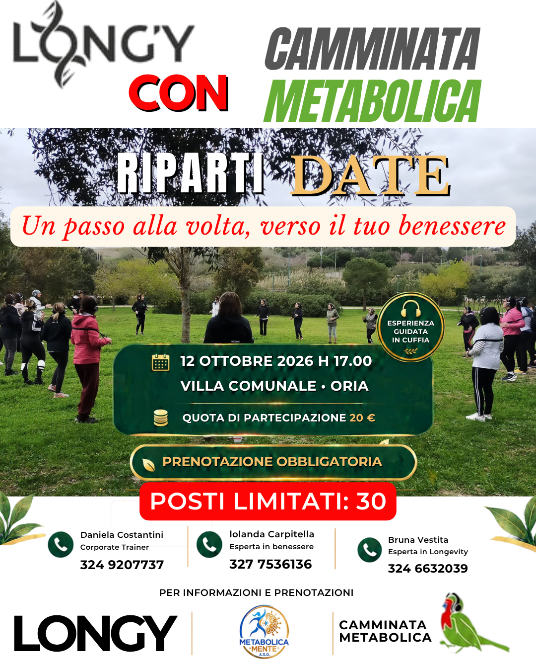 ORIA - CAMMINATA METABOLICA