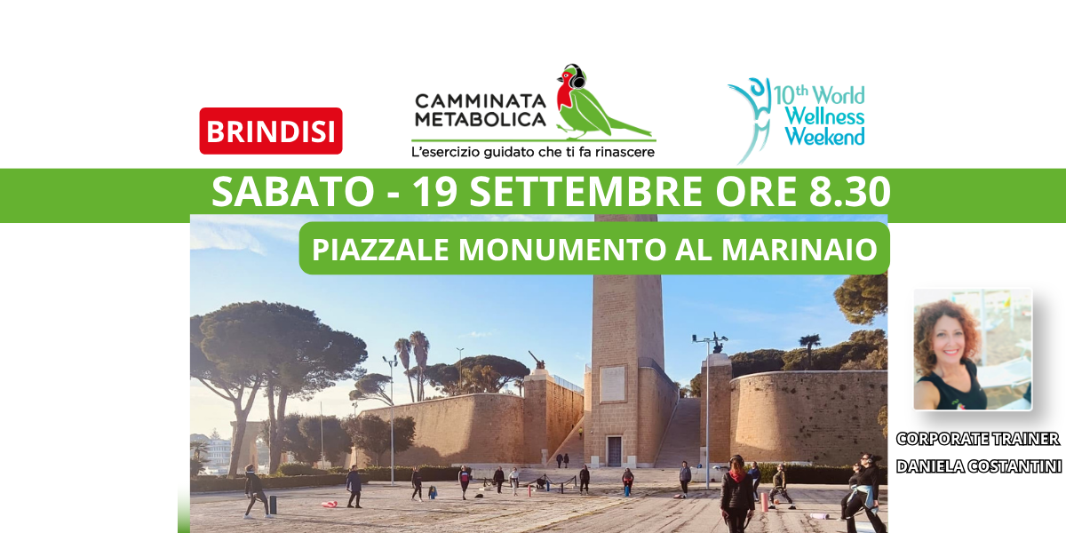 BRINDISI-  Sabato 19 settembre 2026 h. 8.30