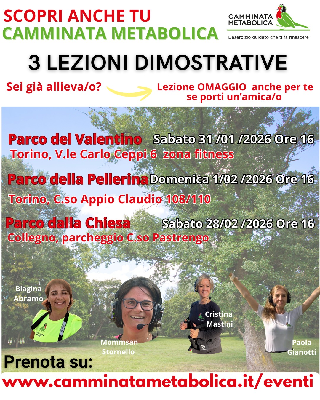 Torino - Parco Dalla Chiesa Collegno: Vieni anche tu a scoprire Camminata Metabolica