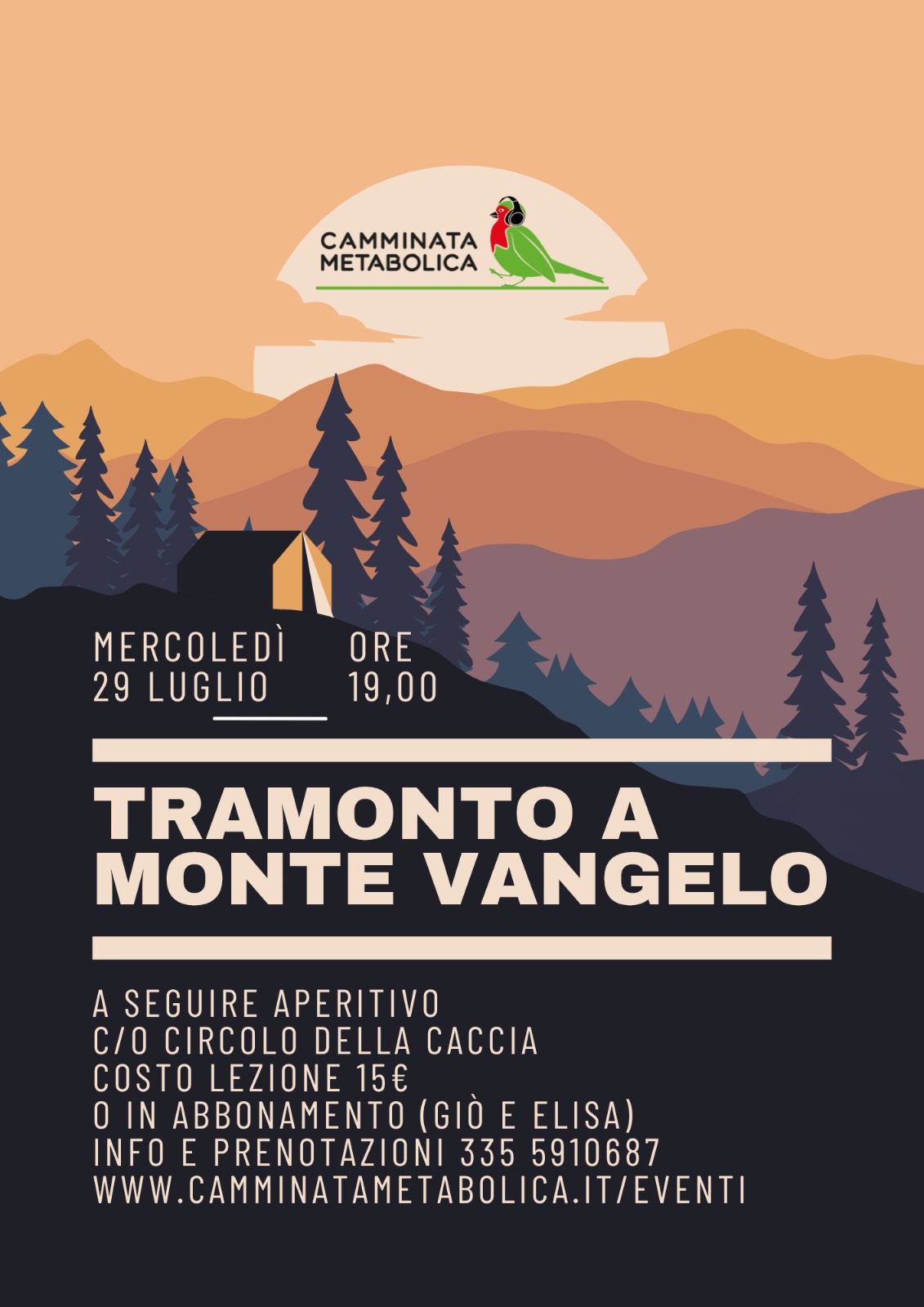 SCANDIANO (RE)  TRAMONTO A MONTEVANGELO