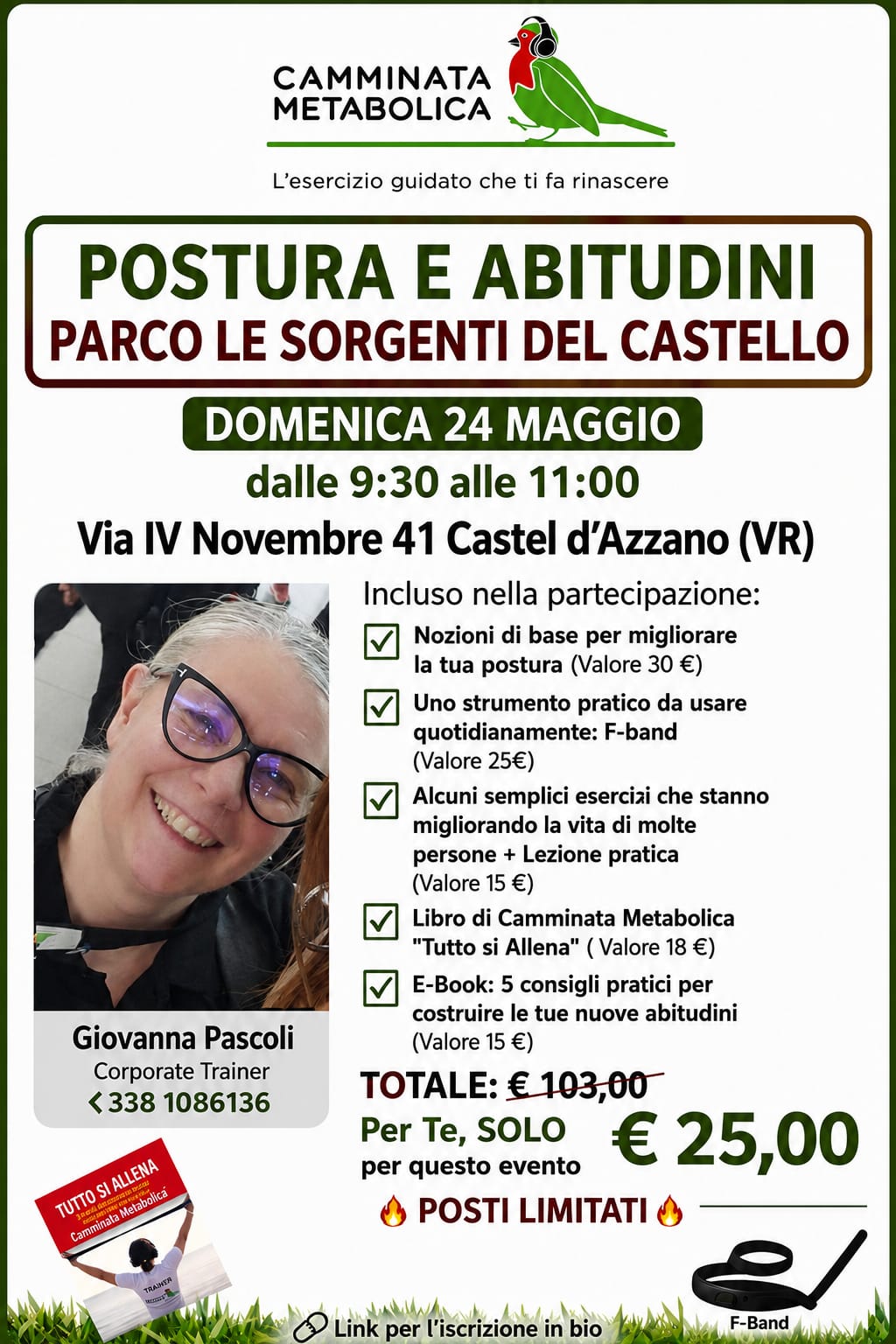 PARCO LE SORGENTI DEL CASTELLO - POSTURA E ABITUDINI
