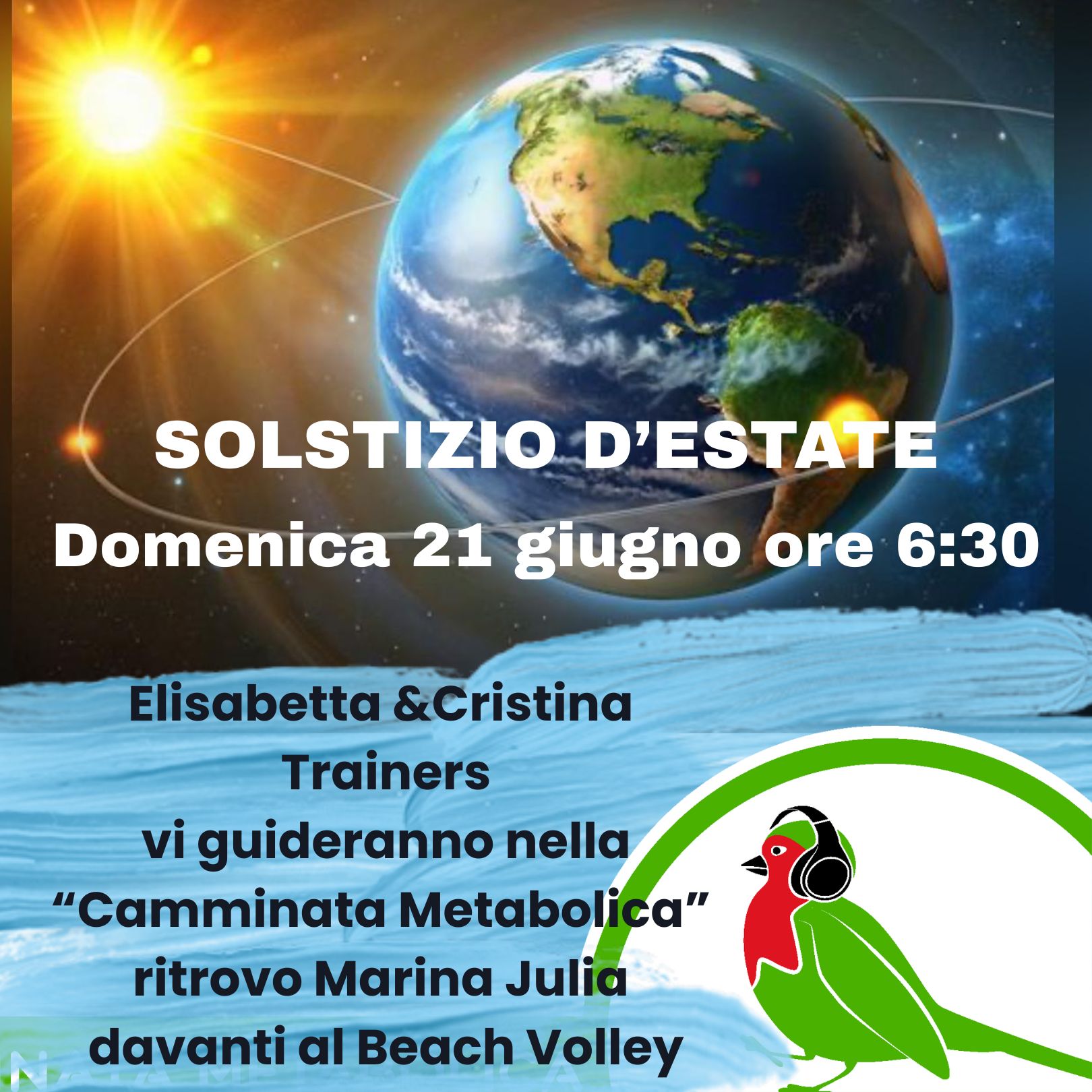 MARINA JULIA (GO). SOLSTIZIO  D'ESTATE  CAMMINATA METABOLICA