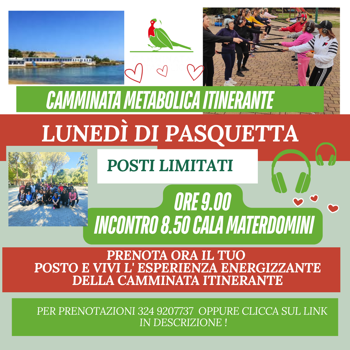 PASQUETTA 2026: UNA MARCIA IN PIU' A CALA MATERDOMINI