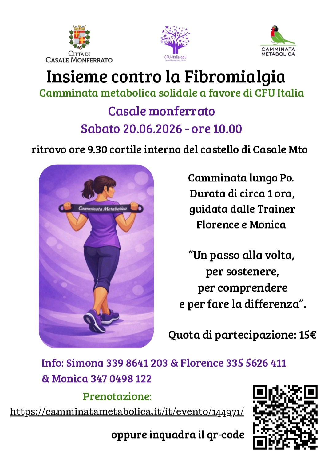 Camminata Metabolica Solidare - Insieme contro la Fibromialgia